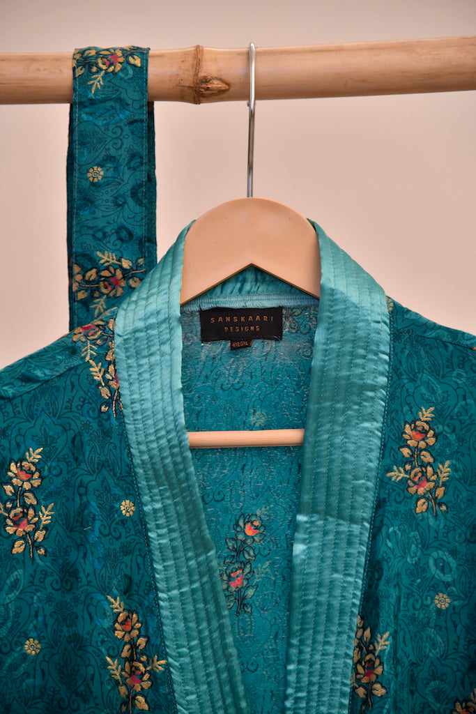 Yamuna Satin Kimono - 4XL/5XL