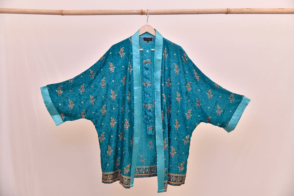 Yamuna Satin Kimono - 4XL/5XL