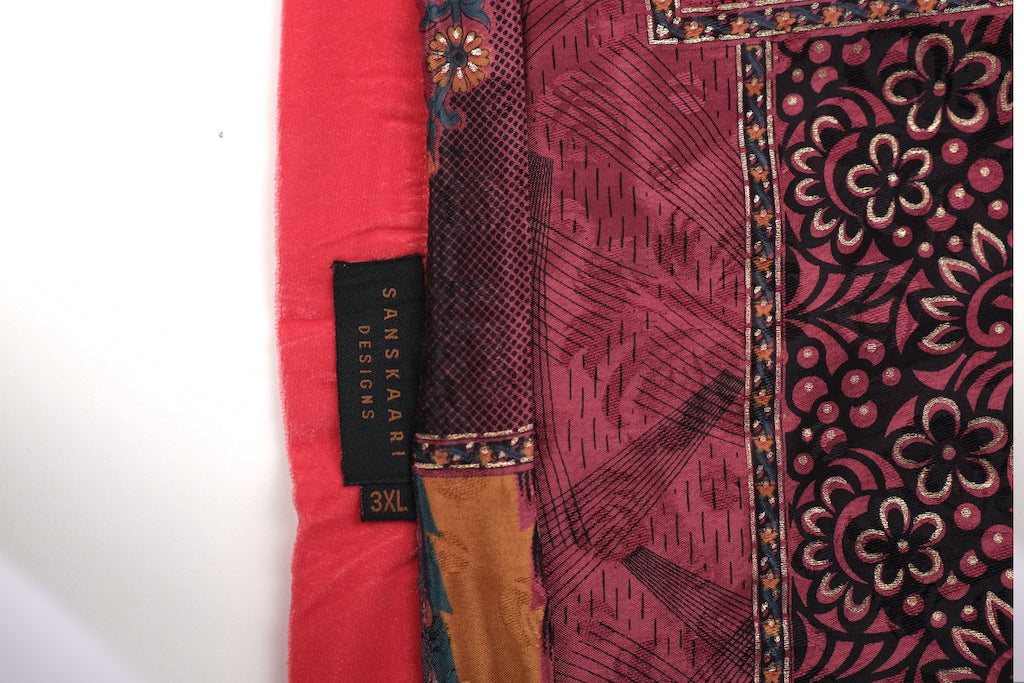 Sarno Reversible Velvet Duster - 3XL
