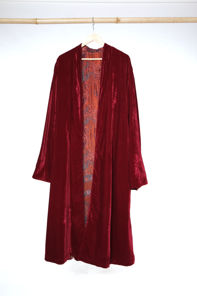 Sarno Reversible Velvet Duster - 5XL