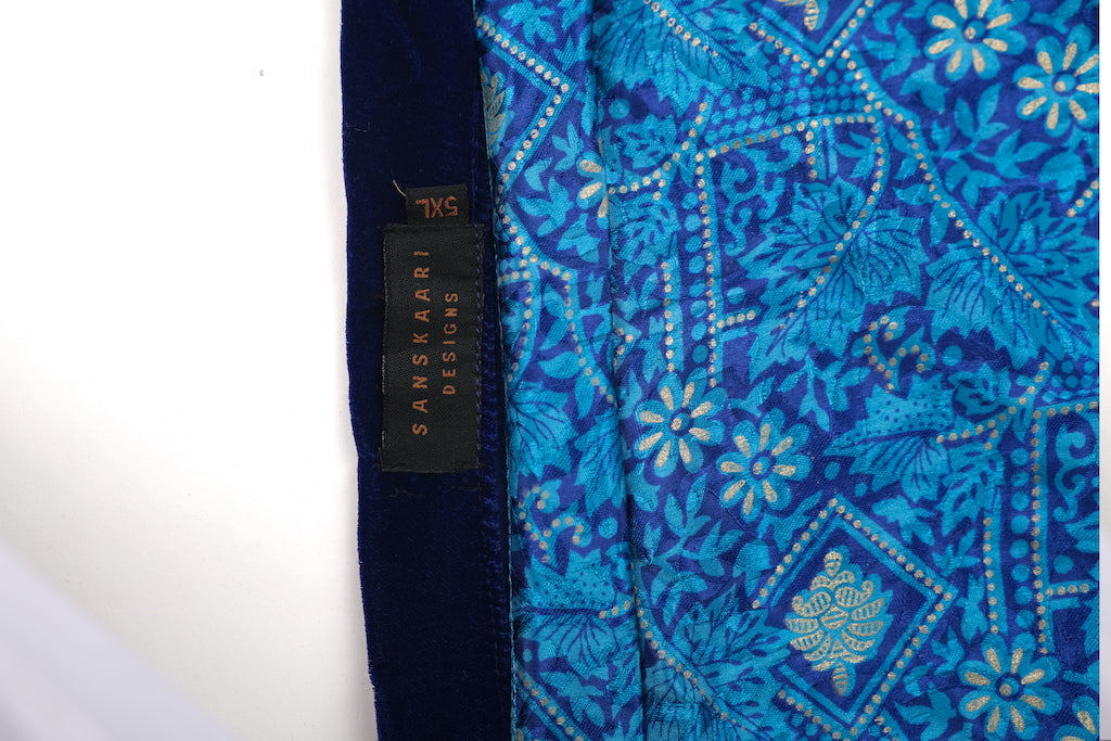 Sarno Reversible Velvet Duster - 5XL