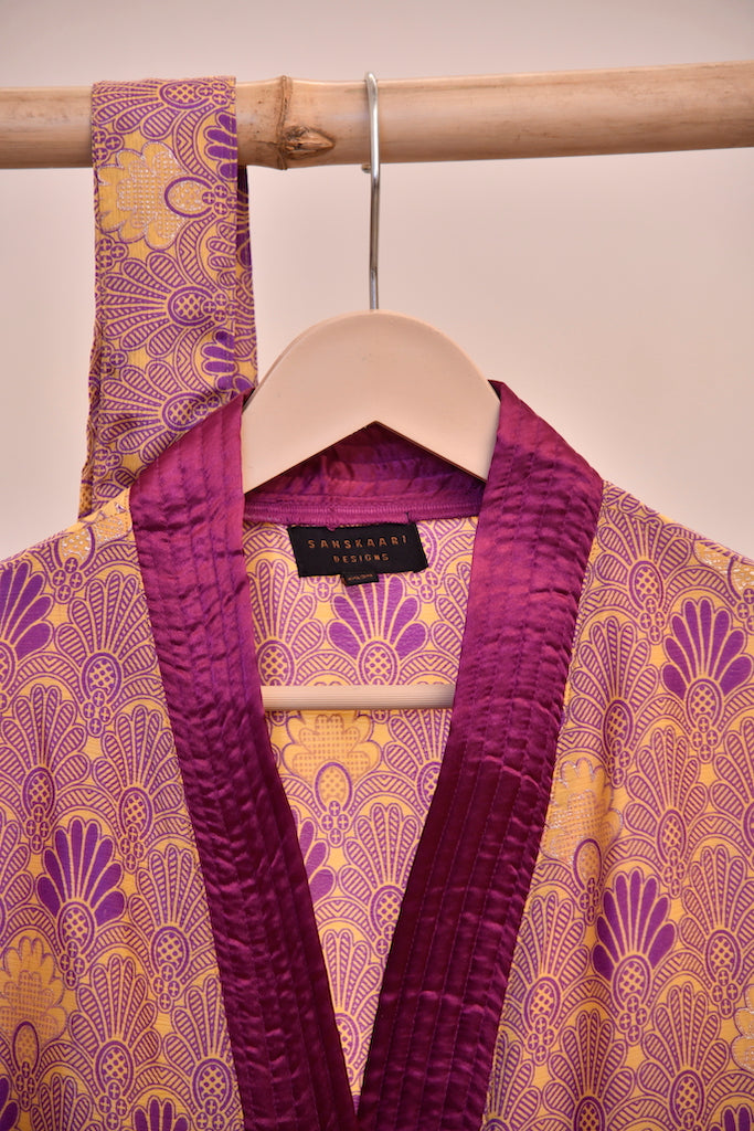 Yamuna Satin Kimono - 2XL/3XL