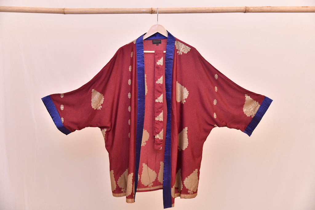 Yamuna Satin Kimono - 2XL/3XL