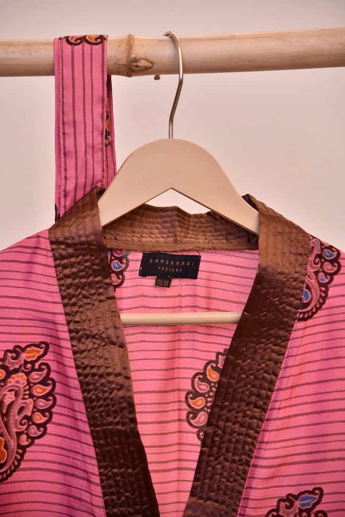 Yamuna Satin Kimono - 2XL/3XL