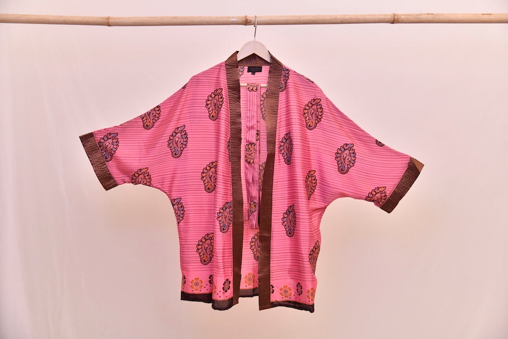 Yamuna Satin Kimono - 2XL/3XL