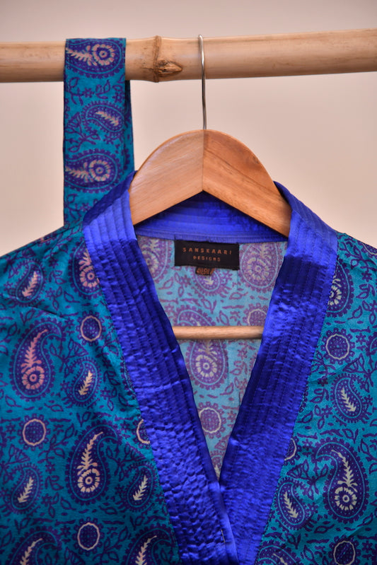 Yamuna Satin Kimono - 4XL/5XL