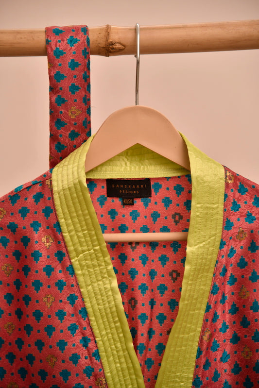 Yamuna Satin Kimono - 4XL/5XL
