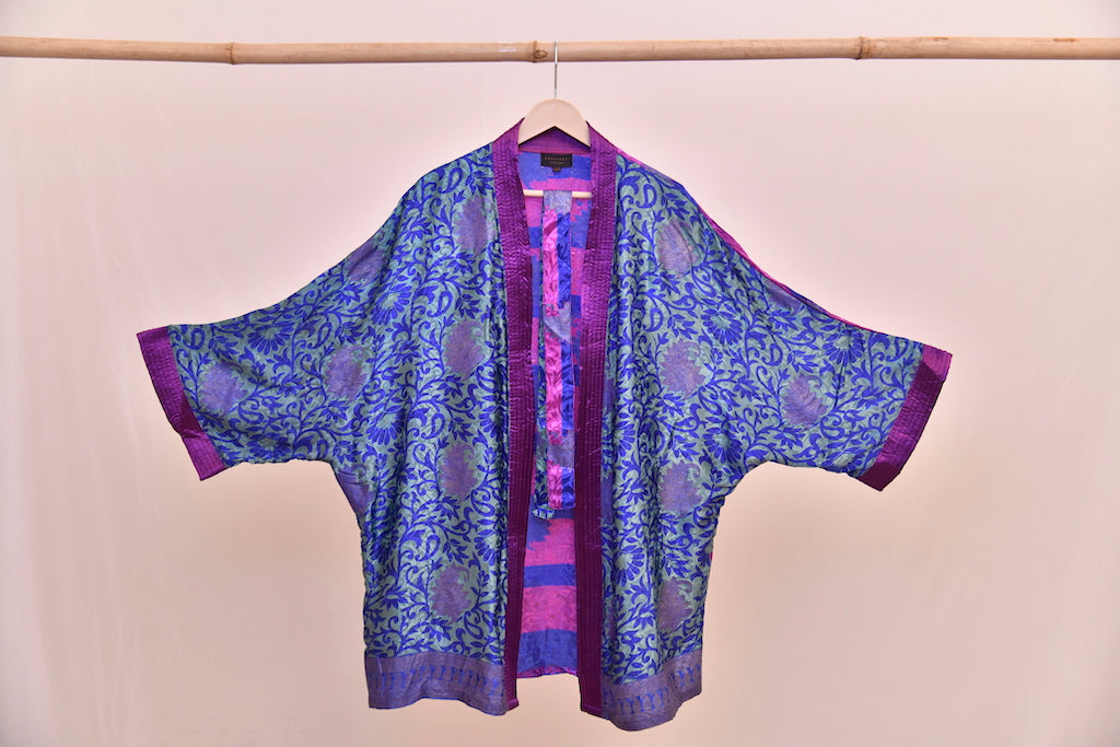 Yamuna Satin Kimono - 4XL/5XL