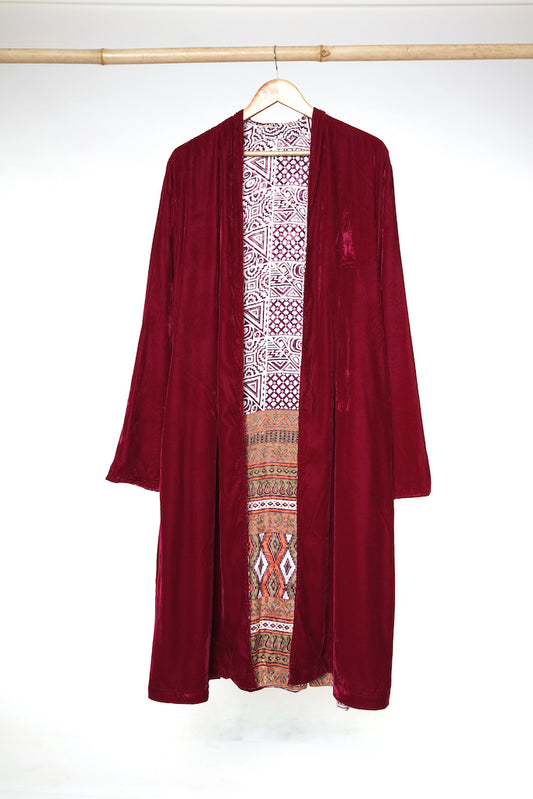 Sarno Reversible Velvet Duster - 3XL