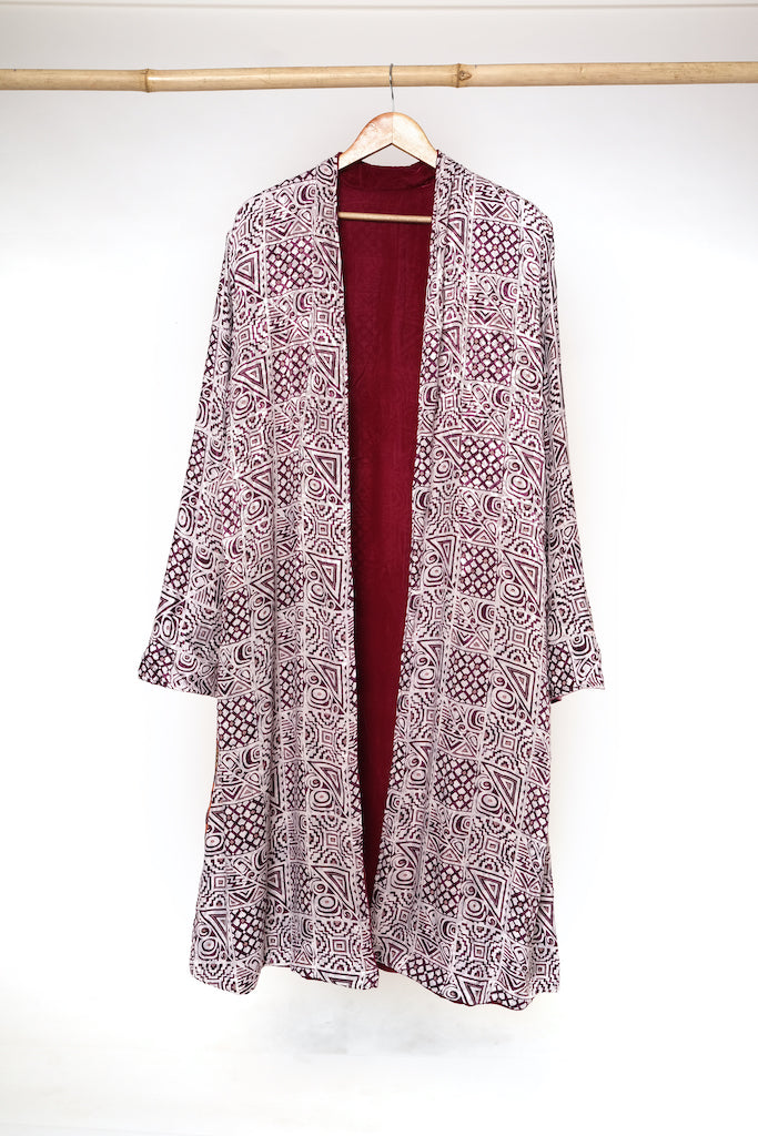 Sarno Reversible Velvet Duster - 3XL