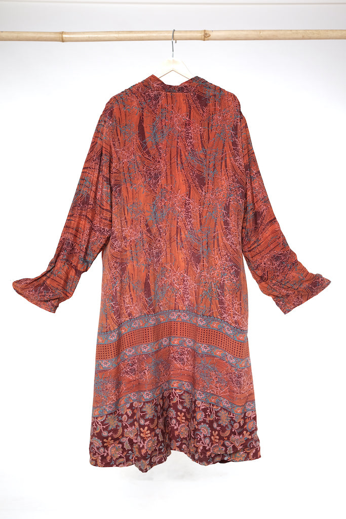 Sarno Reversible Velvet Duster - 5XL