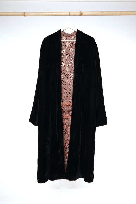 Sarno Reversible Velvet Duster - 5XL