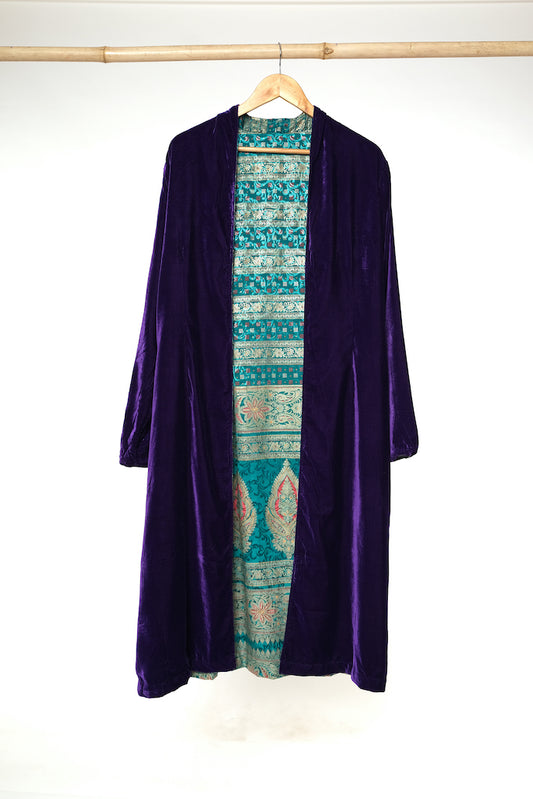 Sarno Reversible Velvet Duster - L
