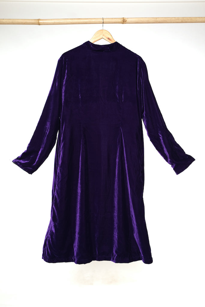 Sarno Reversible Velvet Duster - L