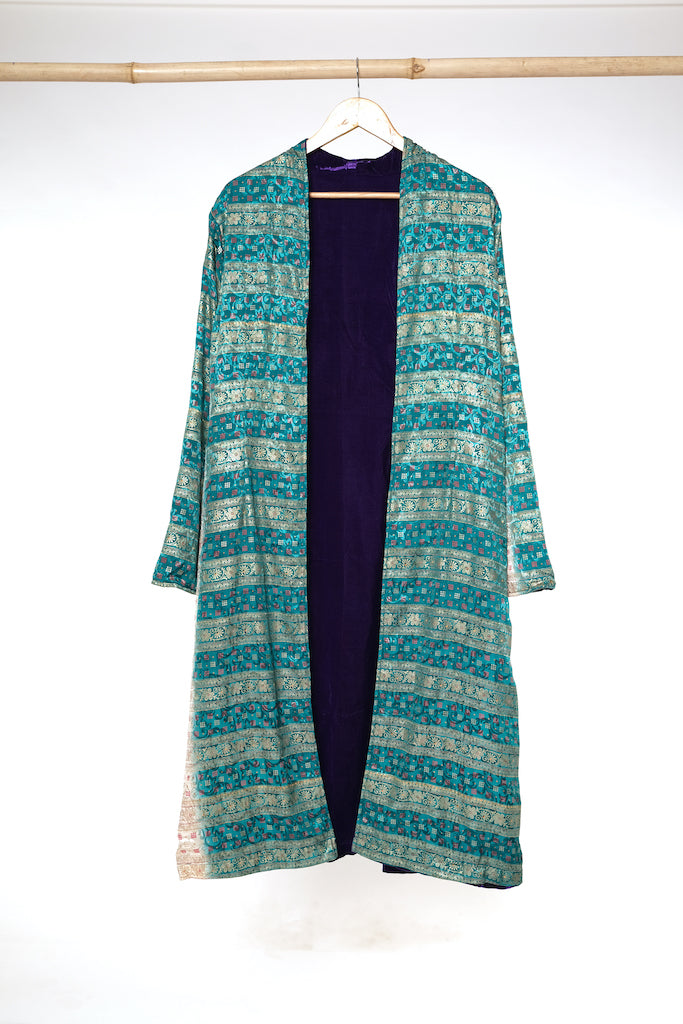 Sarno Reversible Velvet Duster - L