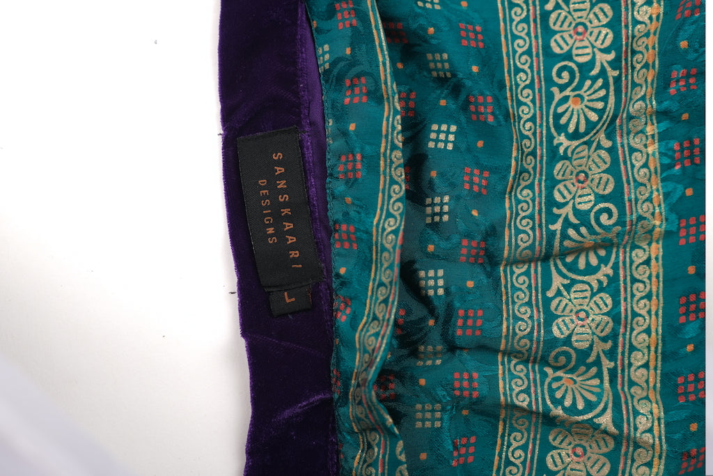 Sarno Reversible Velvet Duster - L