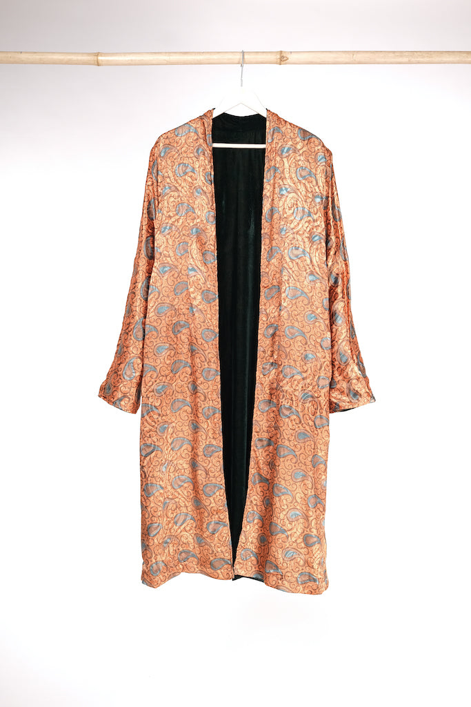 Sarno Reversible Velvet Duster - L