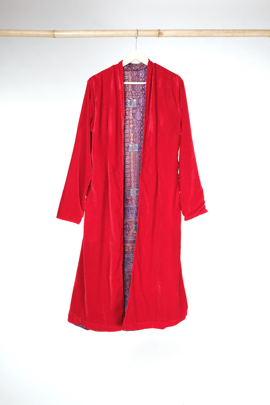Sarno Reversible Velvet Duster - S