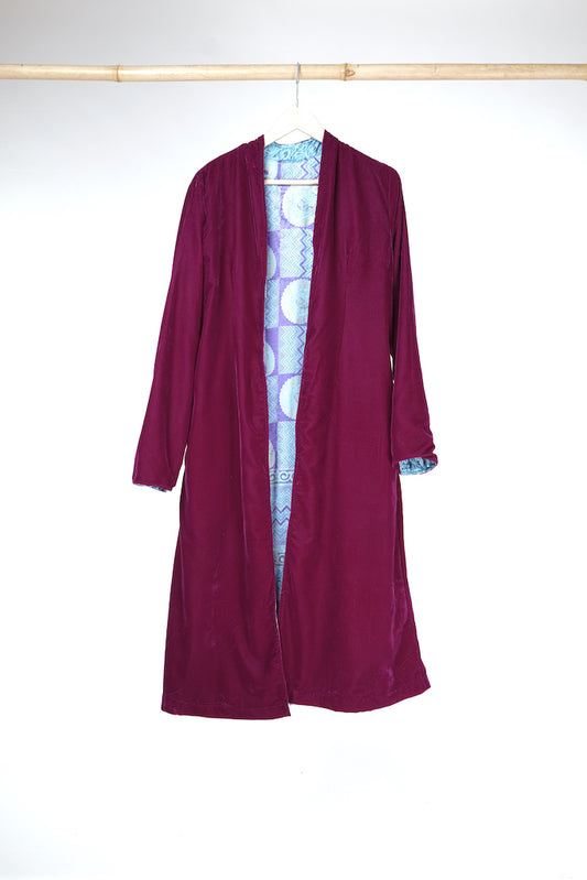 Sarno Reversible Velvet Duster - S