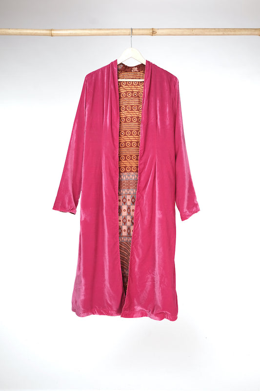 Sarno Reversible Velvet Duster - S