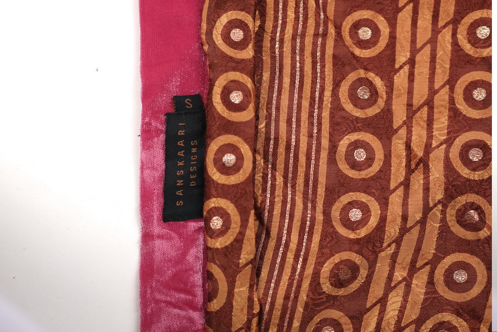Sarno Reversible Velvet Duster - S